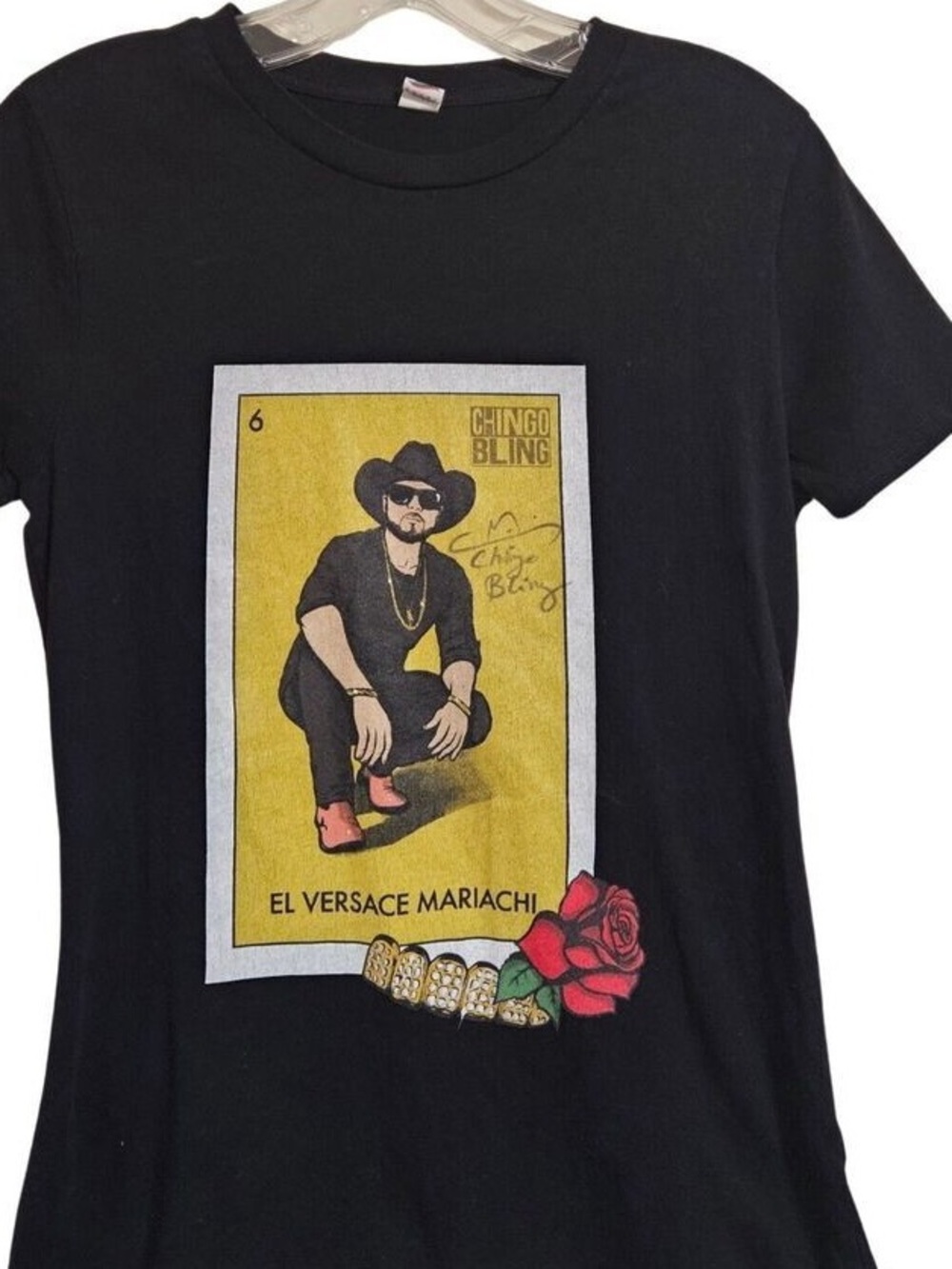 El Versace Mariachi Graphic Tee - Black